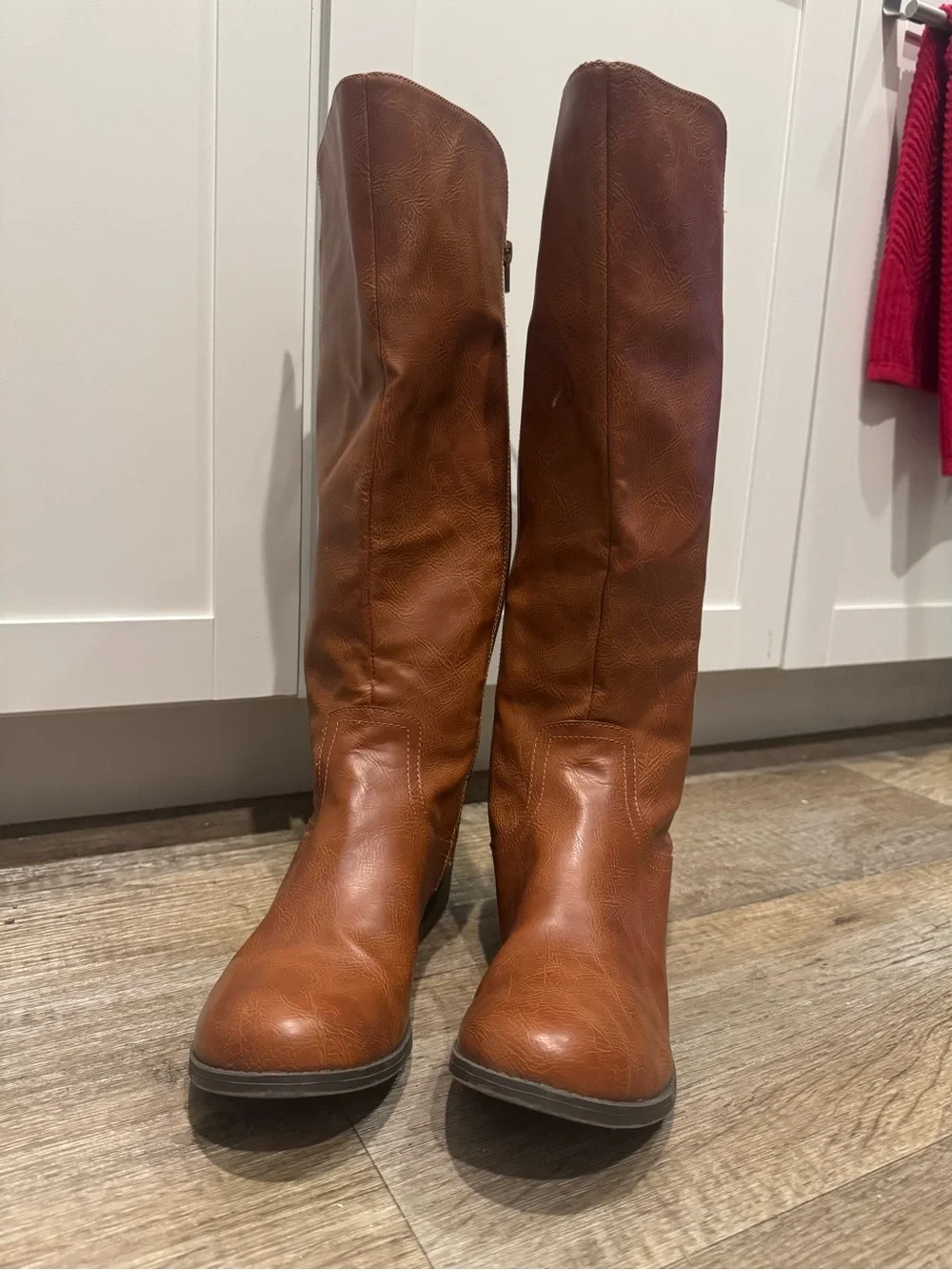 Women's Over-the-Knee Riding Boots in Chestnut